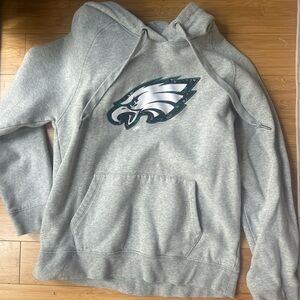 Team Apparel Women’s Gray Hoodie Philadelphia Eagles Logo